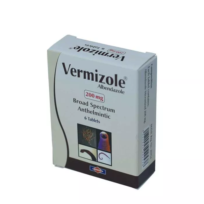 Vermizole Tablet with Ivermectin + Albendazole           