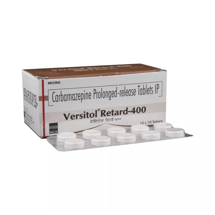 Versitol Retard 400 Tablet PR with Carbamazepine