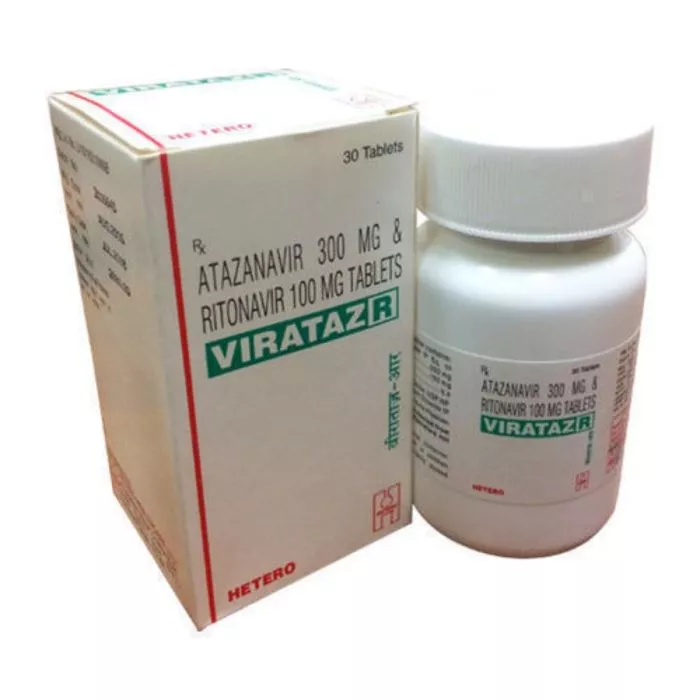 Virataz R 300-100 Mg Tablet with Atazanavir and Ritonavir