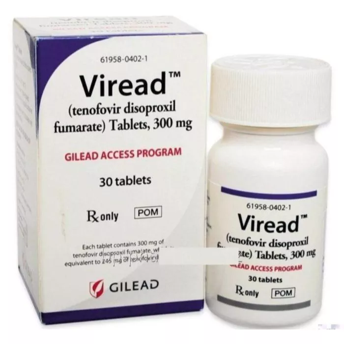Viread 300 Mg Tablet with Tenofovir disoproxil fumarate                 