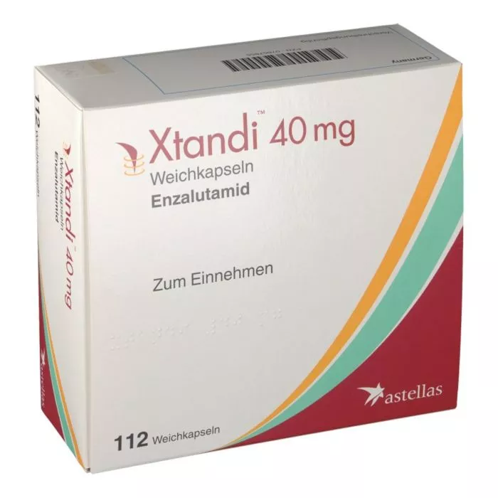 Xtandi 40 Mg Capsules with Enzalutamide