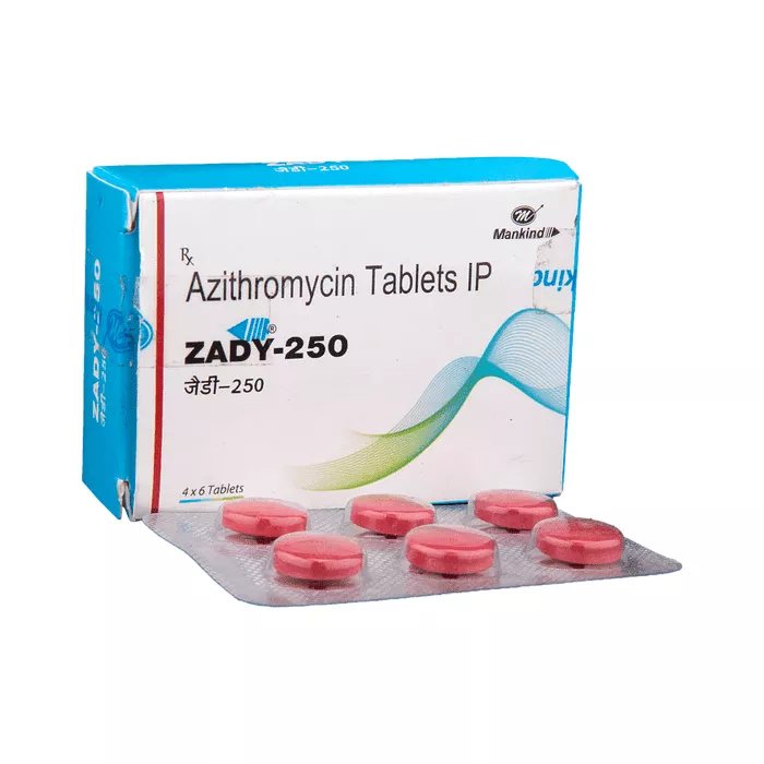 Zady 250 Tablet with Azithromycin