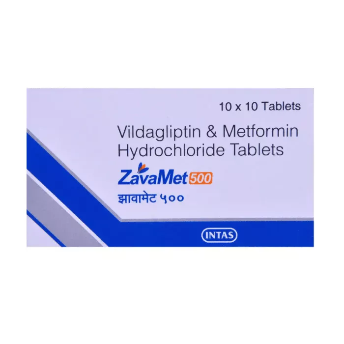 Zavamet 500 Tablet with Metformin + Vildagliptin