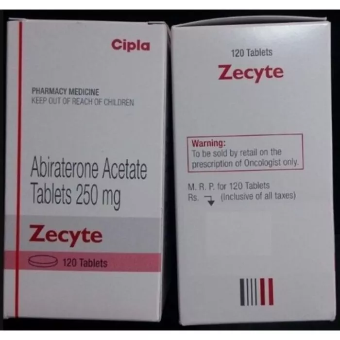 Zecyte 250 Mg Tablets with Abiraterone Acetate