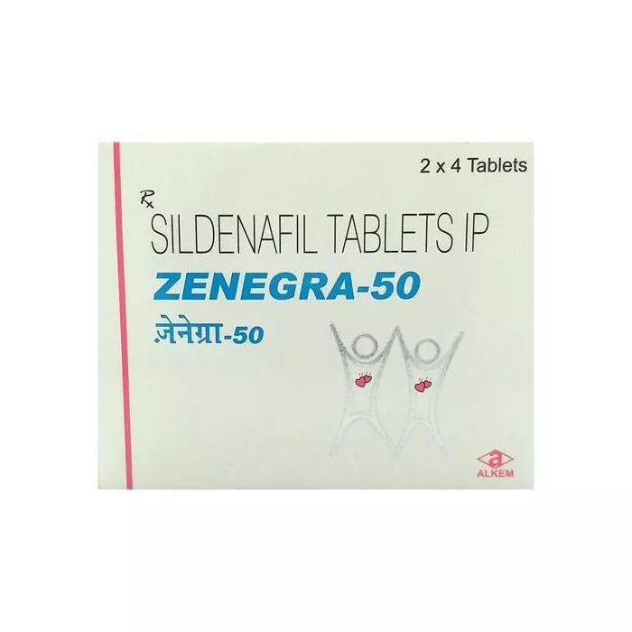 Zenegra 50 Mg With Sildenafil Citrate