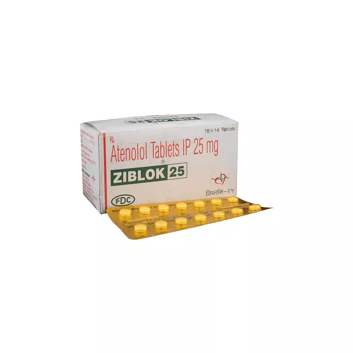 Ziblok 25 Tablet with Atenolol