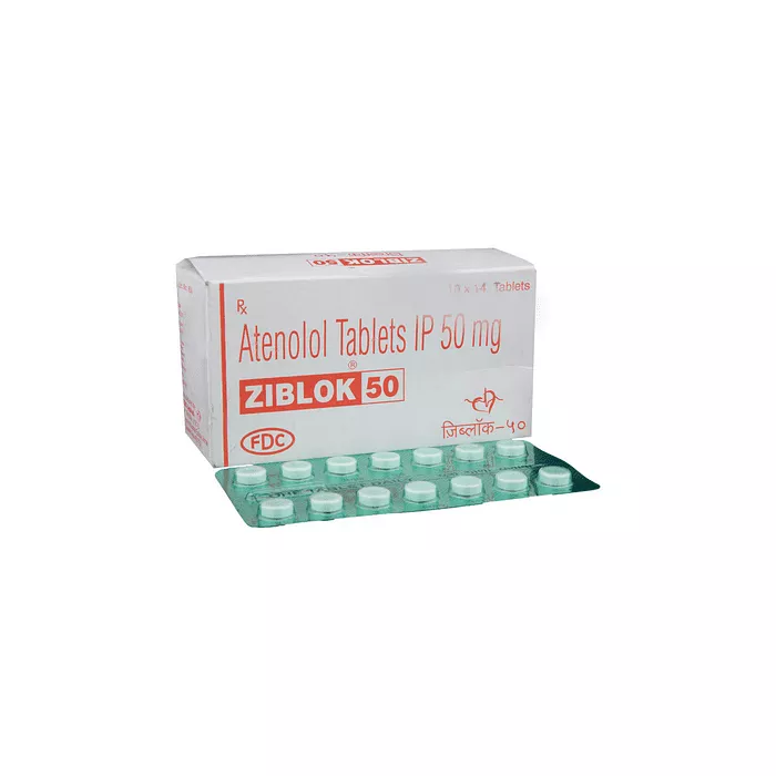 Ziblok 50 Tablet with Atenolol