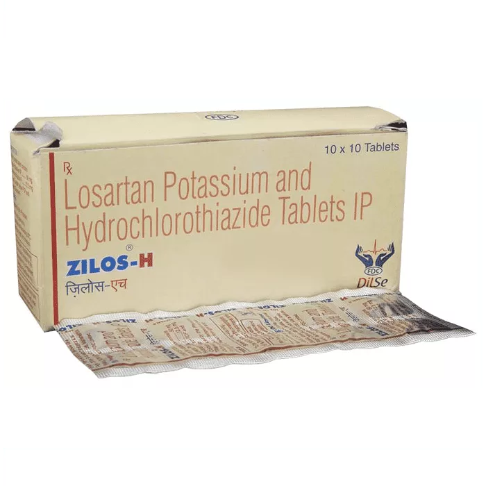 Zilos-H Tablet with Losartan + Hydrochlorothiazide