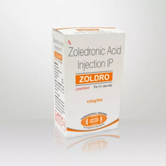 Zoldro 4 Mg Injection with Zoledronic acid