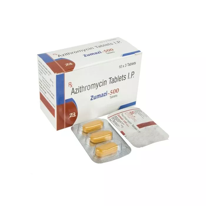 Zumazi 500 Tablet with Azithromycin + Lactic acid bacillus