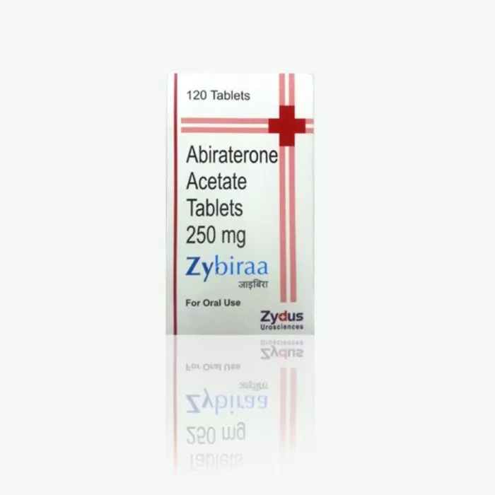 Zybiraa 250 Mg Tablets with Abiraterone Acetate
