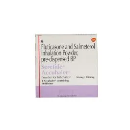 Seretide-Diskus -50-mcg-250-mcg with Salmeterol + Fluticasone Propionate         