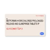 Glycomet GP (500+2) Mg with Metformin and Glimepiride                     