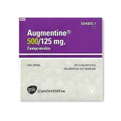 Augmentin 500 Mg+125 Mg with Amoxicillin+Potassium Clavulanate               