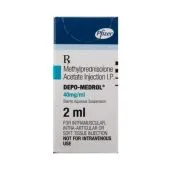 Depo-Medrol 40 Mg Injection 2 ml with Methylprednisolone                  