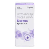 Dorzox Eye Drop 2% (5 ml) Eye Drop, Trusopt, Dorzolamide