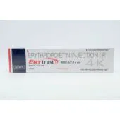 Erytrust 4000 IU Injection with Recombinant Human Erythropoietin Alfa