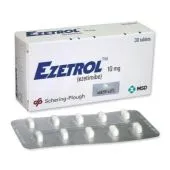 Ezetrol 10 Mg Tablet with Ezetimibe