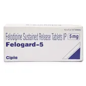 Felogard 5 Mg, Plendil, Felodipine Extend Release