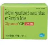 Glycomet-GP 3/850 Tablet SR with Glimepiride + Metformin