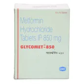Glycomet 850 Mg with Metformin Hcl    