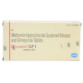 Glycomet GP (500+1) Mg with Metformin and Glimepiride              