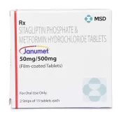 Janumet 50 + 500 Mg with Sitagliptin+ Metformin        