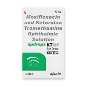 Apdrops KT 5 ml with Moxifloxacin + Ketorolac