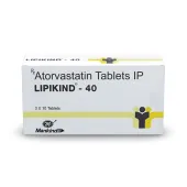 Lipikind 40 Tablet with Atorvastatin