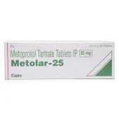 Metolar 25 Mg with Metoprolol Tartrate