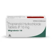 Migrabeta 10mg Tablet with Propranolol