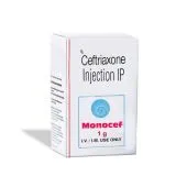 Monocef 1 gm with Ceftriaxone Sodium                     
