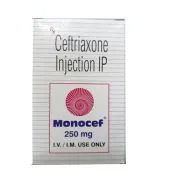 Monocef 250 Mg Injection with Ceftriaxone Sodium    