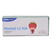 Montair LC Kid (4 +2.5 Mg) with Montelukast Sodium and Levocetrizine HCL               