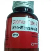 Neo-Mercazole 5 Mg Tablet with Carbimazole                       