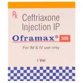 Oframax 500 Mg Injection with Ceftriaxone