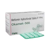 Okamet 500 Tablet with Metformin