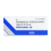 Provanol 20 Tablet with Propranolol