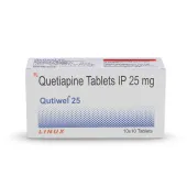 Qutiwel 25 Mg Tablet with Quetiapine          