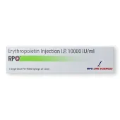 Rpo 10000 IU Injection with Recombinant Human Erythropoietin Alfa                   